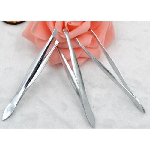1000 pcs Lady Eyebrow Tweezers Clips Fashion Lady Stainless Steel Shape Tool Eyebrow Clip Tweezer Facial Makeup Tools
