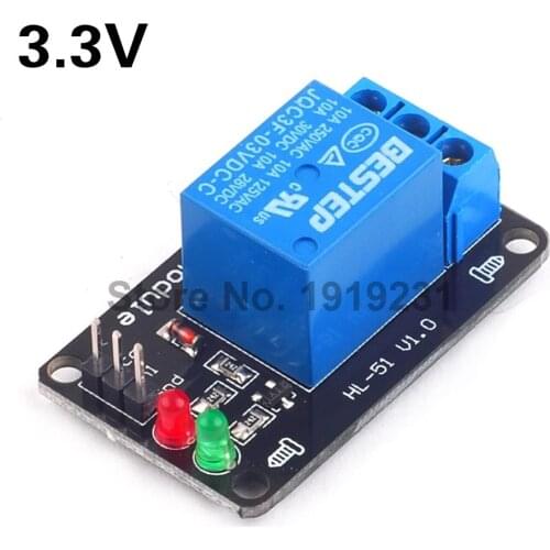 3.3V Low Level Trigger One 1 Channel Relay Module Interface Board Shield for PIC AVR DSP ARM MCU Arduino