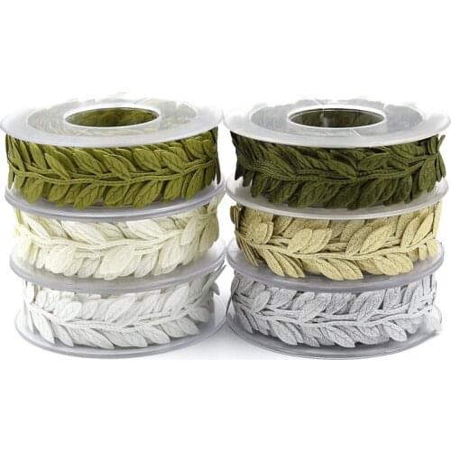 (5meters/roll)Ultrasonic embossed leaf with lace lace DIY handmade decoration flower packaging