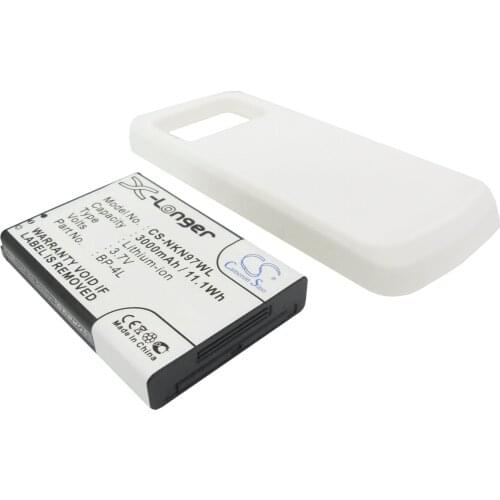 CameronSino for NOKIA N97 BP-4L 3000mah battery
