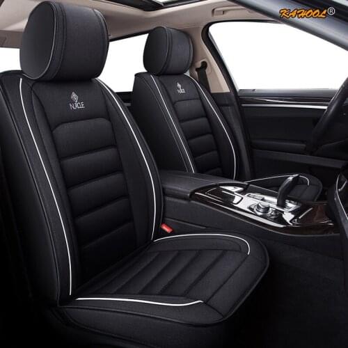 KAHOOL flax car seat covers For toyota avensis t25 wish prado 120 150 corolla prius 20 land cruiser 100 camry 40 50 car seats