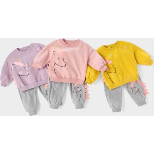 Baby boys girls suit autumn baby toddler spring and autumn 1-4 years old childrens clothing children girls autumn clothes