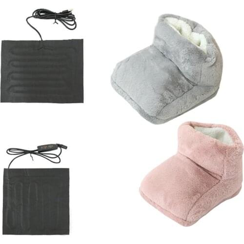 USB Electric Foot Warmer Pad 3 Step Switch Built-in Heater Timer Function Power Saving Safe Start Warm Heating artifact