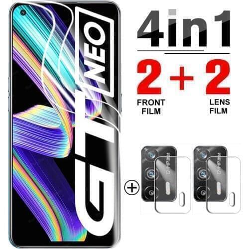 4-in-1 Hydrogel Film for Oppo Realme GT Neo Screen Protector Protective film For Realme GT 5G X7 Pro X7pro safety not glass
