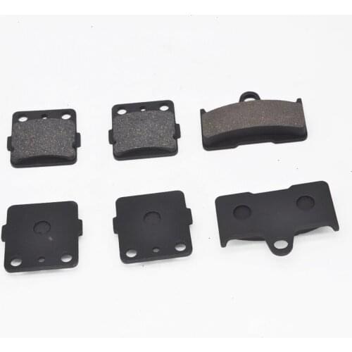 Front and Rear Brake Pads for Yamaha Grizzly 660 YFM660F 4X4 2002 2003 2004-2008