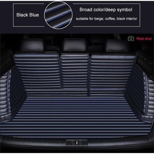 WLMWL Custom leather car trunk mat for Honda All Models civic fit CRV XRV Accord Odyssey Jazz City car cargo liner Car-Styling