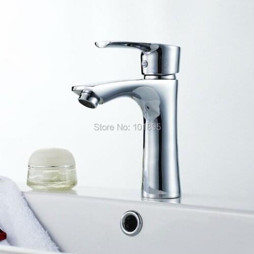 L16836 Deck Mounted Brass Material Washbasin Tap