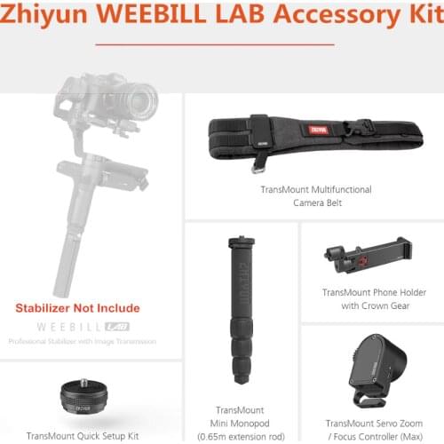 Zhiyun WEEBILL LAB Accessory Kit for Creator Package Include Focus Controller Mini Monopod Phone Holder Quick Setup weebill s