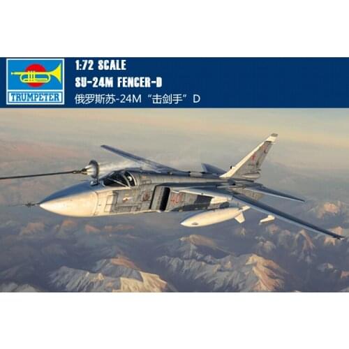 Trumpet 01673 1:72 Russian Soviet -24M "fencer" D fighter bomber Assembly model