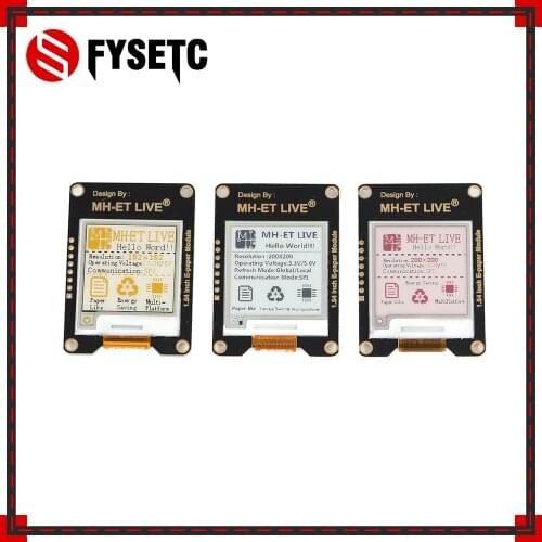 1.54 Inch Epaper Module E-paper E-Ink EInk Display Screen SPI Support Global/Part For Arduino STM raspberry pi ESP32