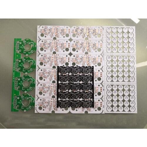 Power Amplifier PCB Board / Printed Circuit Board PCB / LED Aluminum PCB OEM LED PCB PCBA SMT DIY led light panel board MCPCBA