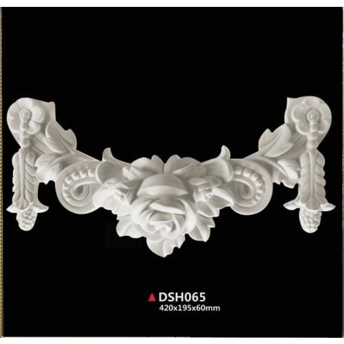 PU polyurethane fireplace part decoration European style ceiling decor doorframe portal decorating components