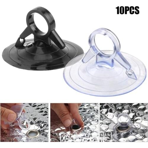 PVC Material Strong pull ring dovetail suction cup Car Sunshade Suction Cup 10 PCS 45mm Diameter Automotive Interior