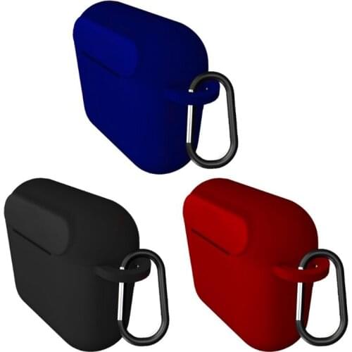 Anti-slip Silicone Earphone Case Protective Cover Shell with Carabiner for Skullcandy Indy Wireless Bluetooth Headphone