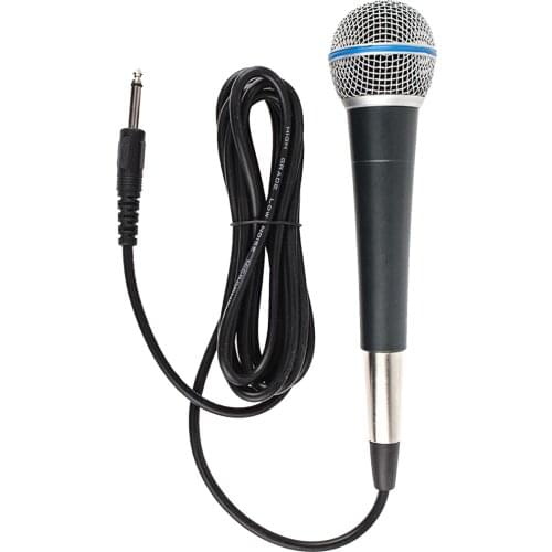 Wired Karaoke Microphone KTV Sing Speech Hand Mic for Speaker Stage