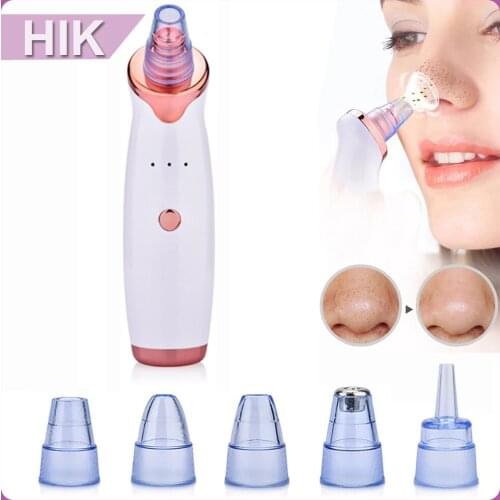 Rechargeable Blackhead Remover Pore Acne Pimple Removal Face T Zone Nose Cleaner Vacuum Suction Facial Beauty Skin Oil Cleaner