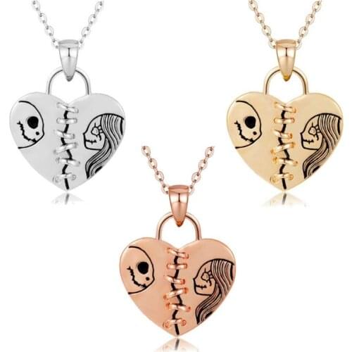 Heart Padlock Lock Pendant Charm Choker Necklace Punk Goth Pinup Valentine