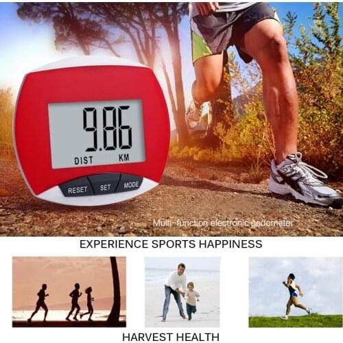 New Multi-Function LCD Pedometer Step With Safe Clip Walking Jogging Running Hiking Distance Fitness for Outdoor Running Hiking