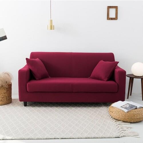 Corner sofa cover for Living Room Elastic soild color Couch Cover Stretch Slipcovers L Shape Sofa Need Buy 2pcs Sofa Cover