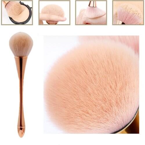 1PC Nail Dust Brush Pedicure Clean Soft Polish UV Gel Nylon Brush for Manicure Professional Nail Art Acrylic Powder Design Tool