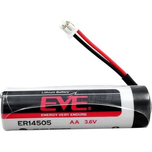 1pcs/lot Free shipping NEW ER14505 14505 lithium battery AA 3.6V 2700mah PLC control in Li-ion batteries with plug