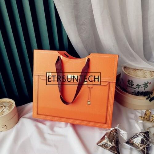 100pcs Kraft Paper Bags Clothes Gift Bags Cosmetic Jewelry Bags Party Wedding Christmas Supplies Wrapping Gift Bags