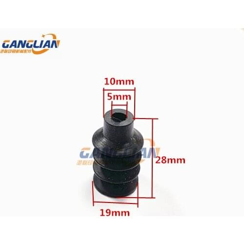 100 Pieces Kolbus Rubber Sucker Suction Cup Rubber Nozzle For Offset Printing Machine
