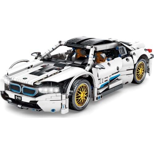 1270Pcs City Science Technic Series Eductional Building Blocks Toys For Kids Birthday Present SY8603 Pull Back Racing Car Model