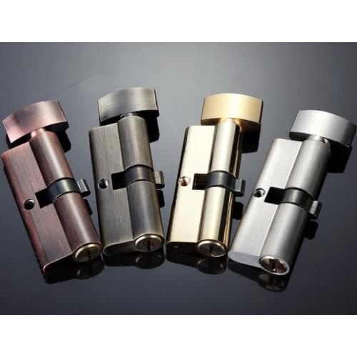 4 Colors Copper Core Anti-theft door Locks Home Security Gate Door Lock Code Cylinder Hardware With 3 Keys Durable Quality