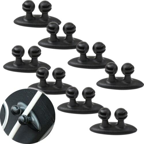 8pcs Car Wire Clip Stickers for UAZ 31512 3153 3159 3162 Simbir 469 Hunter Patriot