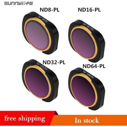 IN Stock Sunnylife NDPL ND8 PL ND 16PL ND32-PL ND64-PL Camera Lens Filter Kit for DJI OSMO POCKET Gimbal Accessories