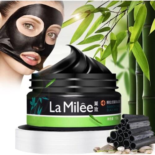 Bamboo Charcoal Black Mask Peel Off Nose Blackhead Dead Skin Clean Blackhead Pores Shrink Face Care 120g