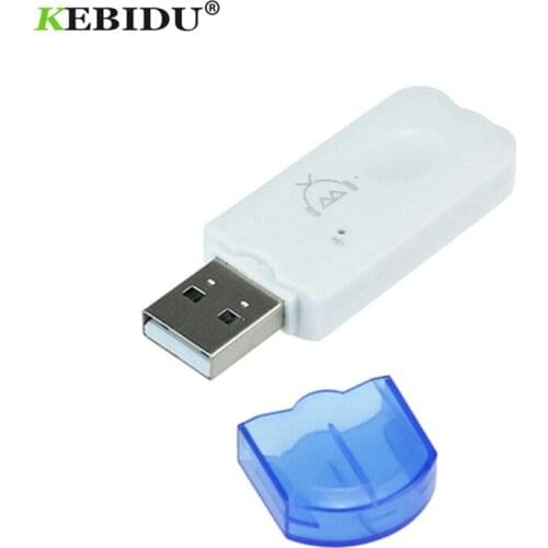 Kebidu USB Bluetooth 5.0 Receiver Audio Stereo adapter Wireless Handsfree Dongle Kit for Speaker Car Mp3 player smart phones