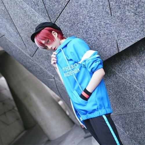 Anime My Hero Academia Todoroki Shouto Cosplay Costume Boku no Hero Academia Todoroki Shouto Hip Hop Costume For Women Men