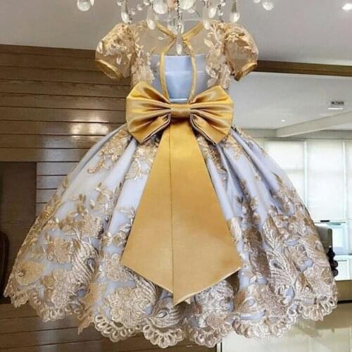 Lace Flower Girls Dresses For Wedding First Communion Dresses Party Prom Princess Gown Pageant Dresses