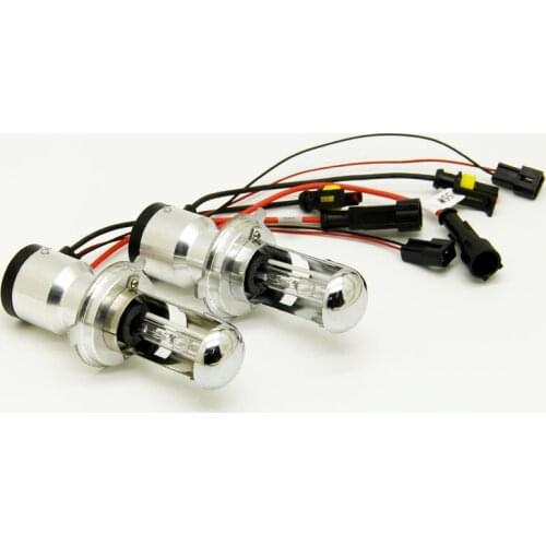 All alu material HID h4 high low beam Bi xenon H4-3 HI LO hid headlight 55W H4 light