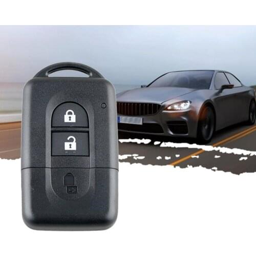 Mini Car Remote Key Case Remote Key Fob Smart Case Black Plastic Key Case For Nissan Qashqai X-trail Micra Note Pathfinder