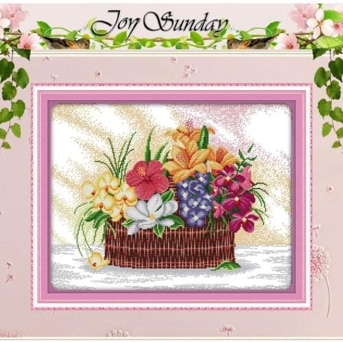 Blossoms scent the air Counted Cross Stitch 11CT 14CT Cross Stitch Set Wholesale Flower Cross-stitch Kit Embroidery Needlework