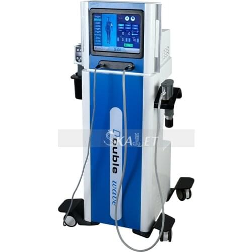 Newest Model Double Channel Electromagnetic Shock Wave Therapy Machine for ED and Pain Relief Massage
