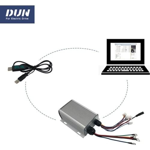 Sabvoton SVMC7245 72V Easy to Install 1kw 45A Small Programmable Sine Wave Dc Controller for E-Bike QS Hub Motor