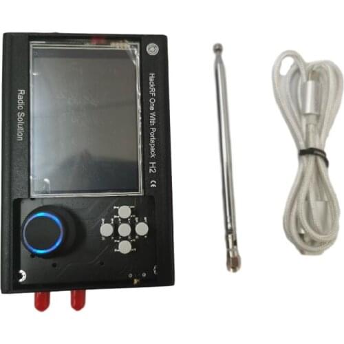 PORTAPACK H2 + HACKRF ONE SDR Radio with Havoc Firmware + 0.5ppm TCXO GPS + 3.2 Touch LCD +Battery + Metal Case +USB+ Antennat