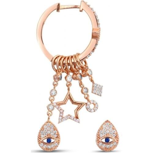 Argentum Concept-Very Figured Silver Design Ring Earrings