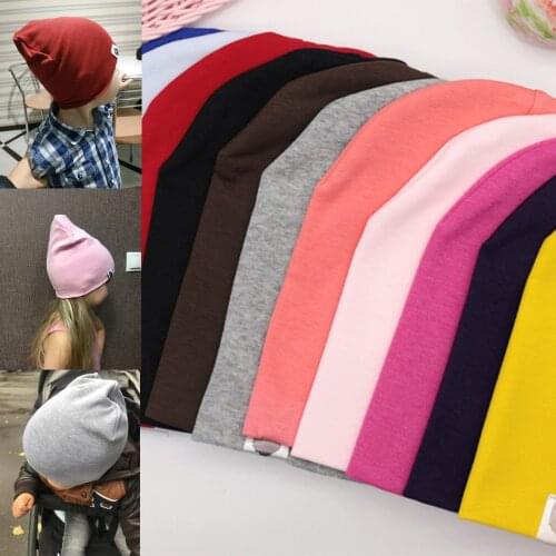 New Baby Street Dance Hip Hop Hat Cotton Spring Autumn Toddler Hat Scarf for Boys Girls Cap Winter Warm Solid Color Children Hat