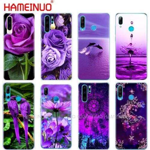 Silicon phone cover case for huawei P30 PRO LITE P SMART 2019 plus p smart Z p20 lite 2019 infinity on purple