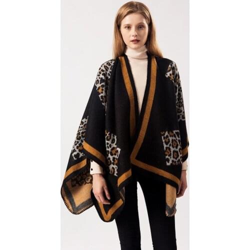 All-Match Women Poncho Shawls Wraps Ladies Cashmere Pashmina Shawl Thicken Scarf Stoles Warm Feminino Ponchos Capes Warm blanket