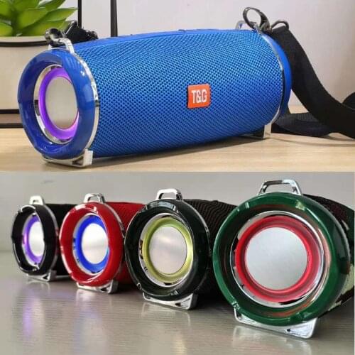 20w high-power subwoofer portable wireless stereo speaker, outdoor waterproof LED flash speaker, support TWS, FM, usb, AUX som