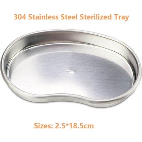 304 Stainless Steel Sterilized Tray Jar Pot Container Bottle Tweezers Medical Dental Surgical Cosmetic Tattoo Accesory Tools