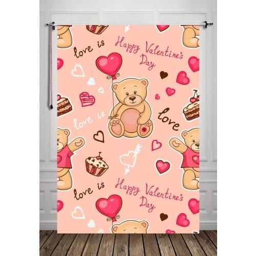 5x7ft Pretty Bear BAckdrop Photography Backdrop Photo Backdrop Studio Background