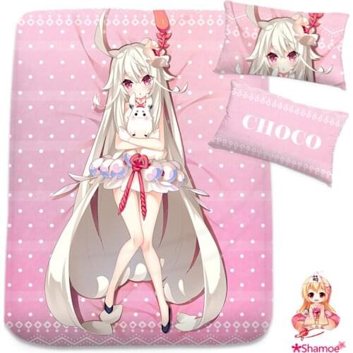 Anime Cartoon Cosplay Last period Choco Mattress Cover Fitted Sheet Fitted cover bedspread counterpane