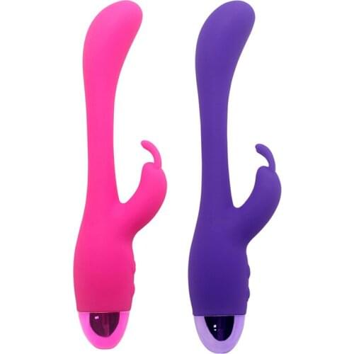 APHRODISIA Rechargeable Female G Spot Rabbit Vibrating Dildo Vagina Clitoris Stimulator Vibrator Adult Sex Toys for Women Couple